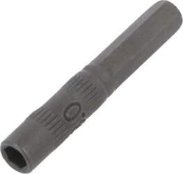 Screwdriver bit; 6-angles socket; Socket size: