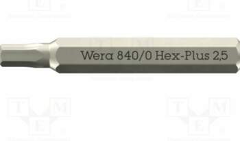Screwdriver bit; Hex Plus key; HEX
