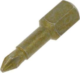 Screwdriver bit; Phillips; PH1; 1/4"; Overall