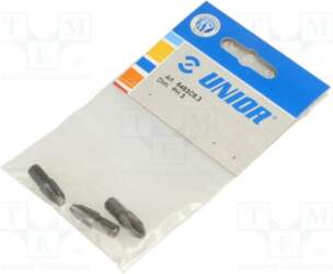 Screwdriver bit; Phillips; PH3; 1/4"; Overall