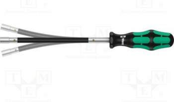 Screwdriver: standard; with flexible shaft; 6-angles