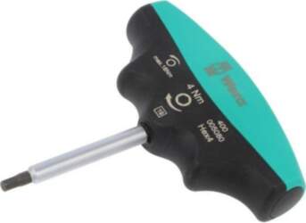 Screwdriver: torque; hex key; HEX 4mm