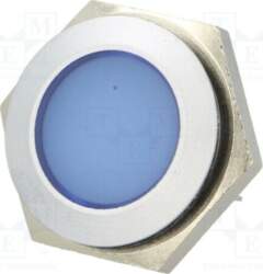 SIGNAL-CONSTRUCT Indicator: LED; flat; blue; 24÷28VDC