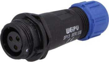 Socket, female, for cable SP13 3p