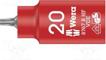 Socket: Torx®-bit; insulated; TX20; 3/8"; 55mm
