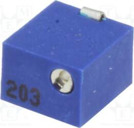 SR PASSIVES Potentiometer: mounting; 20kΩ; multiturn