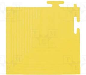 STATICTEC Mat: floor; antislip; yellow; L: