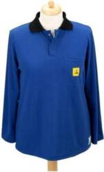 STATICTEC Polo shirt with long sleeves