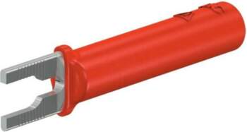 STAUBLI Laboratory connector: fork terminals; plug
