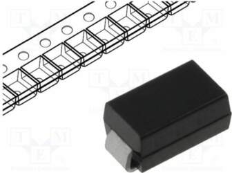 STMICROELECTRONICS Diode: rectifying; SMD; 600V; 2A