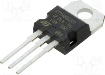 STMICROELECTRONICS Diode: rectifying; THT; 200V; 10Ax2