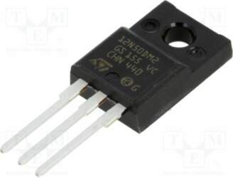 STMICROELECTRONICS Transistor: N-MOSFET; unipolar; 500V; 11A