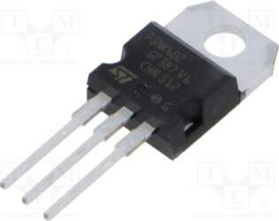 STMICROELECTRONICS Transistor: N-MOSFET; unipolar; 600V; 3
