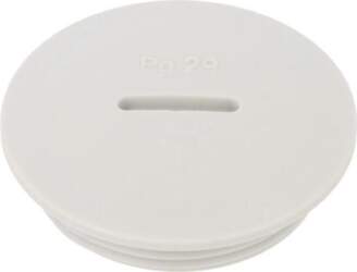 Stopper; PG29; IP54; polyamide; grey; V-N-FS