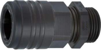 Straight terminal connector; Thread: PG,outside