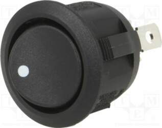SWITCH COMPONENTS ROCKER; SPST; Pos: 2