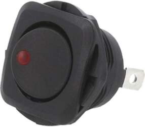 SWITCH COMPONENTS ROCKER; SPST; Pos: 2