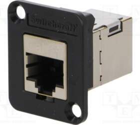 SWITCHCRAFT Coupler; EH; Cat 6a; shielded