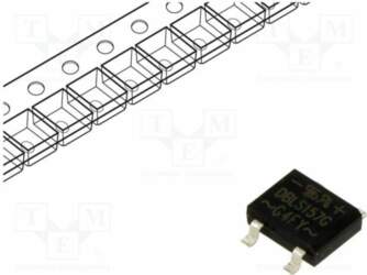 TAIWAN SEMICONDUCTOR Bridge rectifier: single-phase; Urmax: