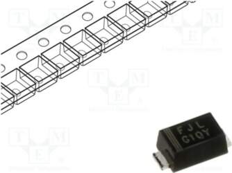 TAIWAN SEMICONDUCTOR Diode: rectifying; SMD; 600V