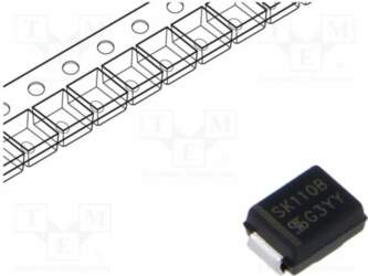 TAIWAN SEMICONDUCTOR Diode: Schottky rectifying; SMB