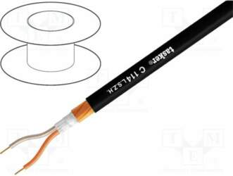 TASKER Wire: microphone cable; 2x0.25mm2
