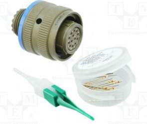 TE CONNECTIVITY Connector: circular; plug; PIN: