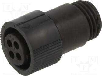 TE CONNECTIVITY Connector: circular; socket,plug
