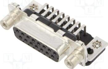 TE CONNECTIVITY Connector: D-Sub; socket; female