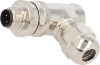 TE CONNECTIVITY Connector: M12; plug; PIN: