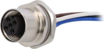 TE CONNECTIVITY Connector: M12; socket; PIN: