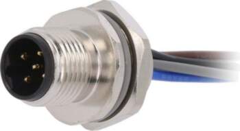 TE CONNECTIVITY Connector: M12; socket; PIN: