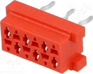 TE CONNECTIVITY Connector: Micro-MaTch; socket; female