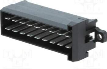 TE CONNECTIVITY Connector: rectangular; socket; male