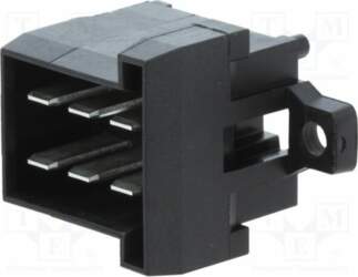 TE CONNECTIVITY Connector: rectangular; socket; male