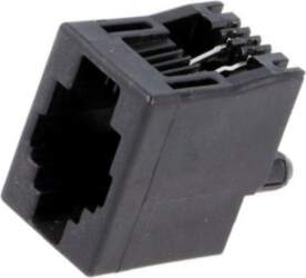 TE CONNECTIVITY Connector: RJ9; socket; PIN: