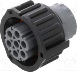 TE CONNECTIVITY Connector: wire-wire; socket; female