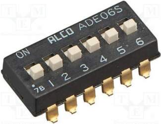 TE CONNECTIVITY Switch: DIP-SWITCH; Pos: 6