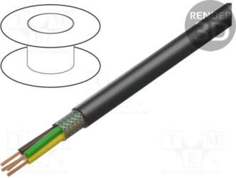 TECHNOKABEL Wire; LiY-CY; 2x0.5mm2; shielded