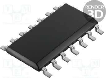 TEXAS INSTRUMENTS IC: digital; buffer,non-inverting