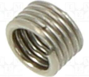 Threaded insert; stainless steel; M2; L: