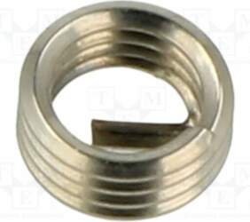 Threaded insert; stainless steel; M4; L: