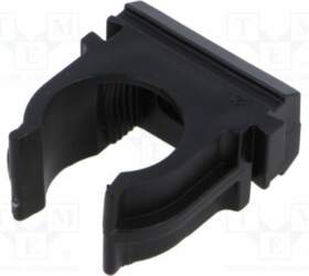 TIE10 Mounting holder; polyetylene; FlexiPipe; black