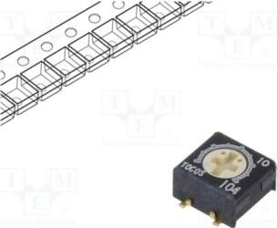 TOCOS Potentiometer: mounting; 200Ω; single turn