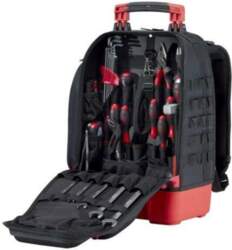 Tools set: general purpose; tool rucksack