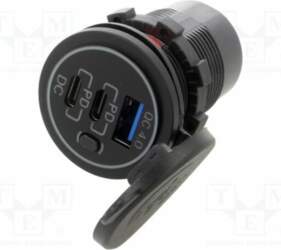 USB power supply; USB A socket