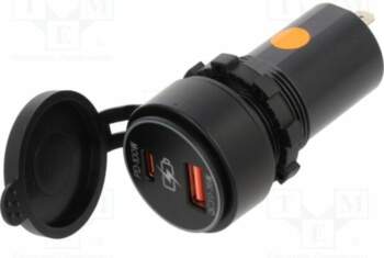 USB power supply; USB A socket