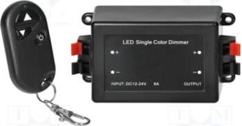 VIRONE Dimmer; 12÷24VDC; 8A; LED; remote