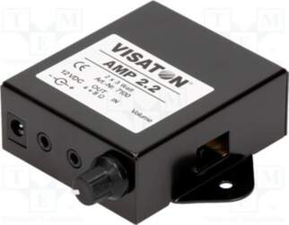 VISATON External amplifier; 12VDC; Output imp: