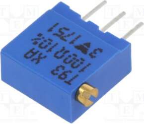 VISHAY Potentiometer: mounting; 100Ω; multiturn; 500mW